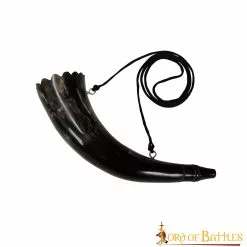 Gjallarhorn Vikingo Auténtico Con Cuerda Sintética Simple