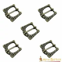 Juego De 5 Hebillas Celtas De Latón Antiguo Para Cinturón -Armadura Ventas 2 173