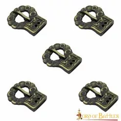 Hebilla De Cinturón Gótica De Latón Envejecido Juego Funcional De 5 9 Hebilla De Cinturón Gótica De Latón Envejecido Juego Funcional De 5 -Armadura Ventas 2 175 1