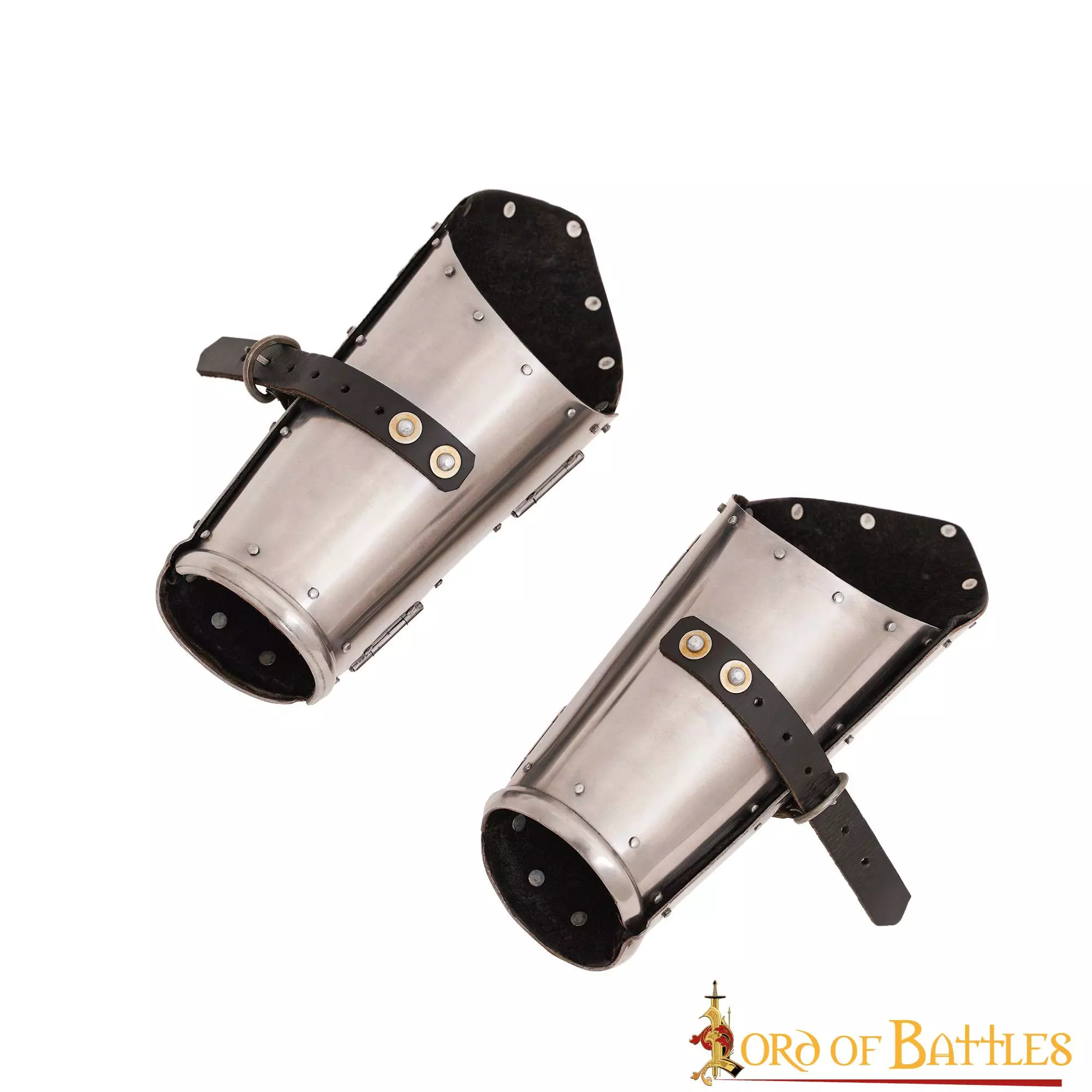 Brazales De Guerrero Armadura Medieval Hecha A Mano Calibre 16 5 Brazales De Guerrero Armadura Medieval Hecha A Mano Calibre 16 - Imagen 3