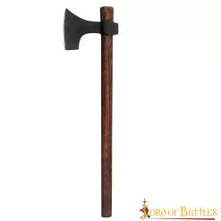 Hacha Vikinga Con Cabeza De Acero Al Carbono Forjada A Mano -Armadura Ventas 2 218