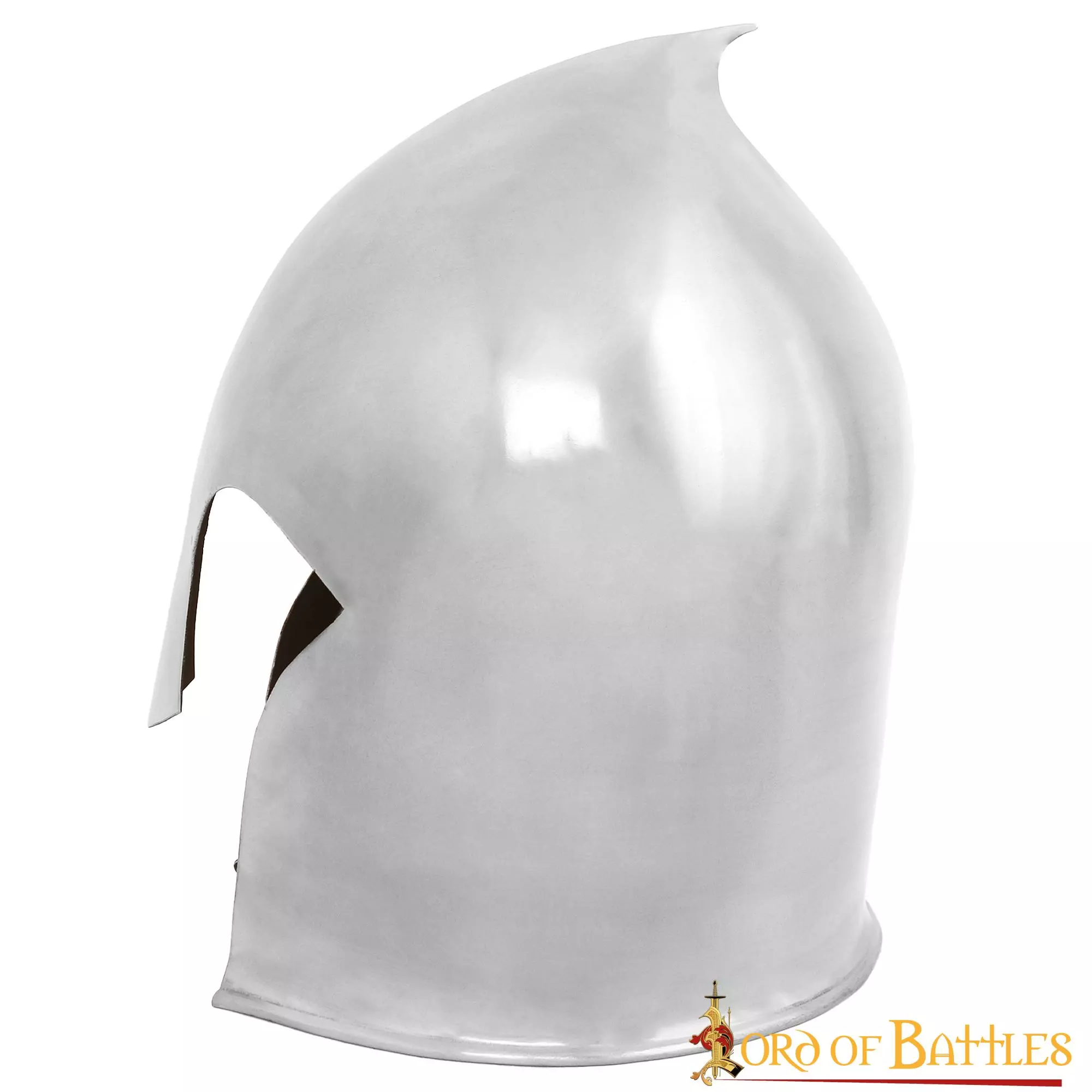 Casco De Guerrero Elfo Con Forro De Cuero Para LARP Y Cosplay Calibre 16 4 Casco De Guerrero Elfo Con Forro De Cuero Para LARP Y Cosplay Calibre 16 - Imagen 2