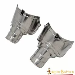 Ligero Medieval Fantasía Caballero Pauldrons Calibre 18 -Armadura Ventas 2 29 1