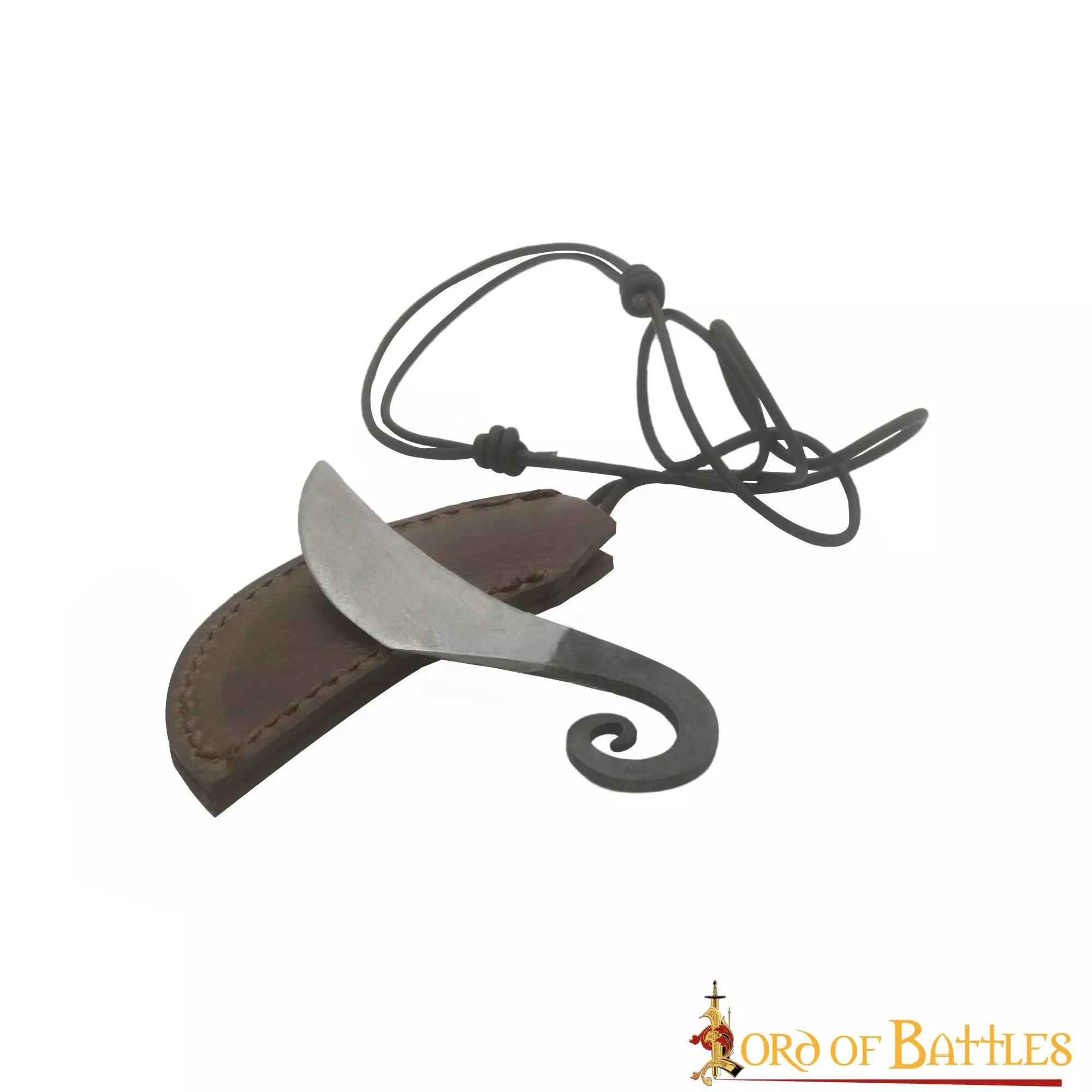 Cuchillo Forjado A Mano Viking Feasting Con Funda De Cuero Auténtico 4 Cuchillo Forjado A Mano Viking Feasting Con Funda De Cuero Auténtico - Imagen 2