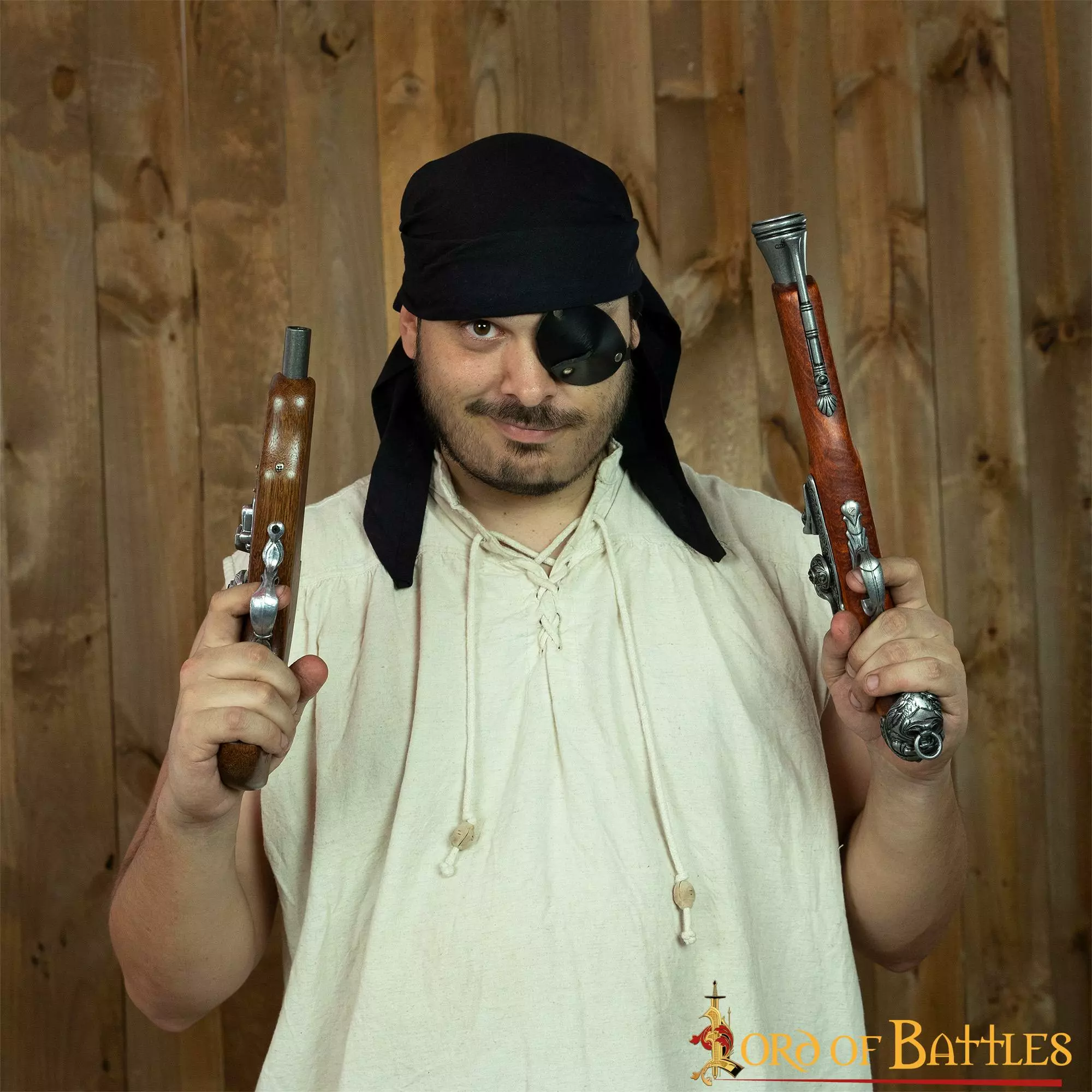 Bandana Pirata Hecha A Mano Con Algodón Ligero 8 Bandana Pirata Hecha A Mano Con Algodón Ligero - Imagen 6