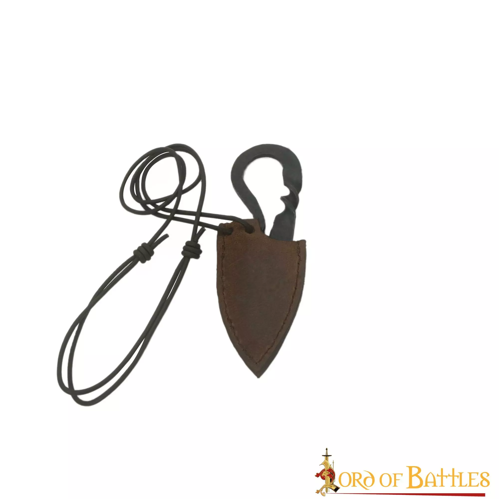 Cuchillo Vikingo De Hierro Forjado A Mano Con Funda De Cuero Auténtico 4 Cuchillo Vikingo De Hierro Forjado A Mano Con Funda De Cuero Auténtico - Imagen 2