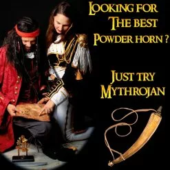 Mythrojan 14″Tallado A Mano Cuerno De Pólvora Con Correa De Cuero Para La Guerra Civil Re-Enactment Pólvora Negro - Mountain Man Reenactment - Color Beige Con Bolsa De M 12 Mythrojan 14″Tallado A Mano Cuerno De Pólvora Con Correa De Cuero Para La Guerra Civil Re-Enactment Pólvora Negro - Mountain Man Reenactment - Color Beige Con Bolsa De M -Armadura Ventas 2 IMG 8875n Copie