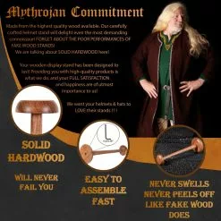 Mythrojan 14.5 Pulgadas SÓLIDO DE MADERA SOPORTE PARA SOMBREROS Expositor De Madera Resistente Para Medieval Renacimiento Cosplay Halloween Pin Up Retro Sombreros 13 Mythrojan 14.5 Pulgadas SÓLIDO DE MADERA SOPORTE PARA SOMBREROS Expositor De Madera Resistente Para Medieval Renacimiento Cosplay Halloween Pin Up Retro Sombreros -Armadura Ventas 2 helmet stand template 6