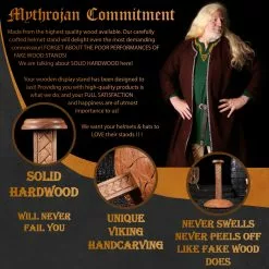 Soporte Para Casco De Madera De Mythrojan: Altura : 15″ 10 Soporte Para Casco De Madera De Mythrojan: Altura : 15″ -Armadura Ventas 2 helmet stand template 8