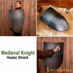Escudo De Acero Del Calentador Medieval Personalizable -Armadura Ventas 2099N pattern2