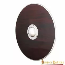 Guerrero Vikingo Oscuro Escudo Funcional De Madera Con Umbo De Acero -Armadura Ventas 2114 4