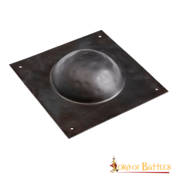 Escudo Cuadrado Jefe Umbo De Acero Hecho A Mano Para Escudos Scutum Romanos