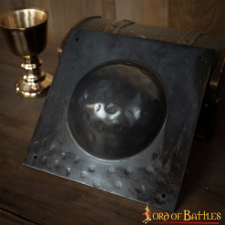 Escudo Cuadrado Jefe Umbo De Acero Hecho A Mano Para Escudos Scutum Romanos 11 Escudo Cuadrado Jefe Umbo De Acero Hecho A Mano Para Escudos Scutum Romanos -Armadura Ventas 2195 04