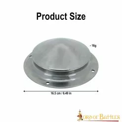 Escudo Cónico De Acero Hecho A Mano Umbo Funcional -Armadura Ventas 2197 3