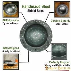 Umbo Rústico De Acero Funcional Para Escudos Vikingos O Celtas 11 Umbo Rústico De Acero Funcional Para Escudos Vikingos O Celtas -Armadura Ventas 2199n12 pattern 1