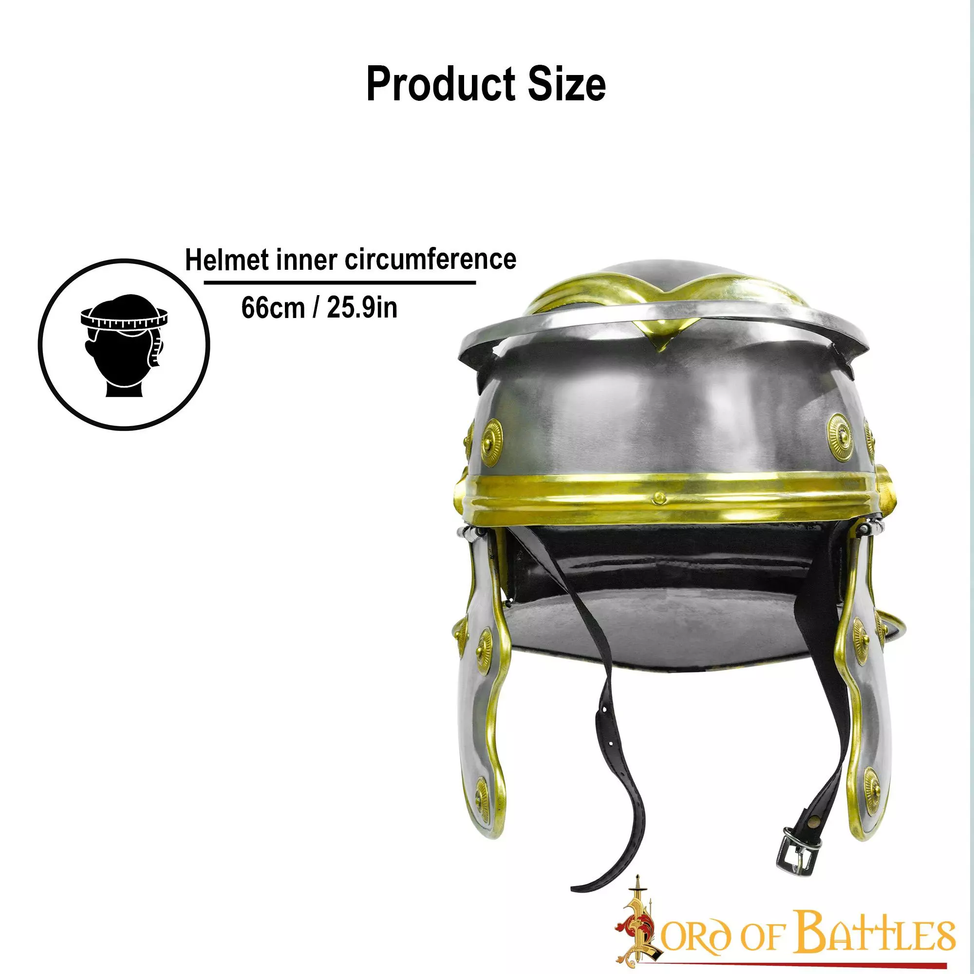 Casco De Acero De Legionario Del Antiguo Imperio Romano 5 Casco De Acero De Legionario Del Antiguo Imperio Romano - Imagen 3