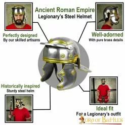 Casco De Acero De Legionario Del Antiguo Imperio Romano 11 Casco De Acero De Legionario Del Antiguo Imperio Romano -Armadura Ventas 2202pl20 pattern 1 1 1