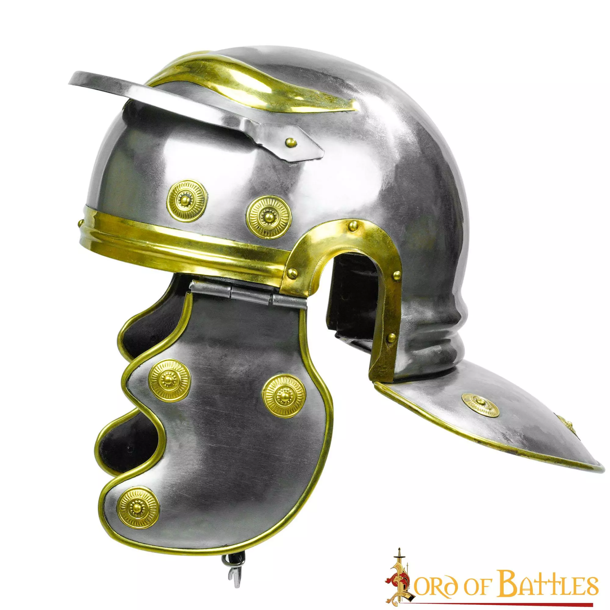 Casco De Acero De Legionario Del Antiguo Imperio Romano 4 Casco De Acero De Legionario Del Antiguo Imperio Romano - Imagen 2