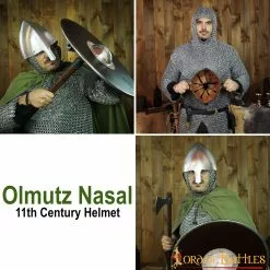 Casco Nasal Olmutz Del Siglo XI Con Forro De Cuero 12 Casco Nasal Olmutz Del Siglo XI Con Forro De Cuero -Armadura Ventas 2222 patern 2 1