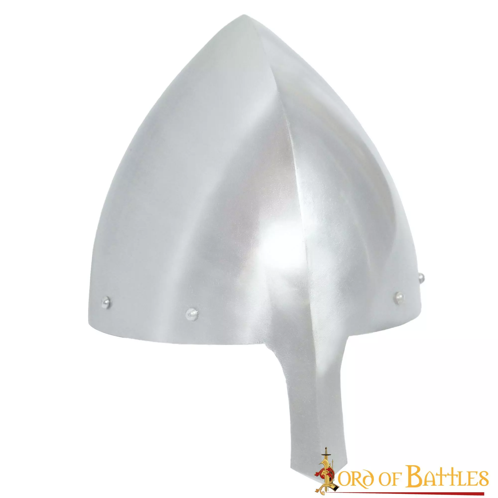 Casco Nasal Olmutz Del Siglo XI Con Forro De Cuero 4 Casco Nasal Olmutz Del Siglo XI Con Forro De Cuero - Imagen 2