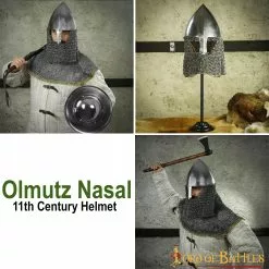 Casco Nasal Olmutz Del Siglo XI Con Coraza De Cota De Malla Calibre 12 12 Casco Nasal Olmutz Del Siglo XI Con Coraza De Cota De Malla Calibre 12 -Armadura Ventas 2222p12l c pattern 2