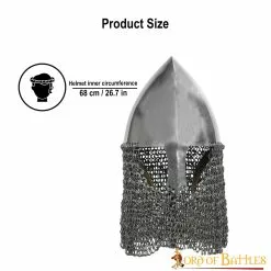 Casco Nasal Olmutz Del Siglo XI Con Coraza De Cota De Malla Calibre 12 10 Casco Nasal Olmutz Del Siglo XI Con Coraza De Cota De Malla Calibre 12 -Armadura Ventas 2222p12l c 0002 Group 6 copy