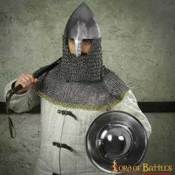 Casco Nasal Olmutz Del Siglo XI Con Coraza De Cota De Malla Calibre 12 13 Casco Nasal Olmutz Del Siglo XI Con Coraza De Cota De Malla Calibre 12 -Armadura Ventas 2222p12l c 0004 Group 4 copy