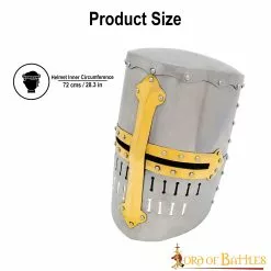 Gran Yelmo / Yelmo De Olla Del Siglo XIII, Calibre 16 -Armadura Ventas 2223 3 1