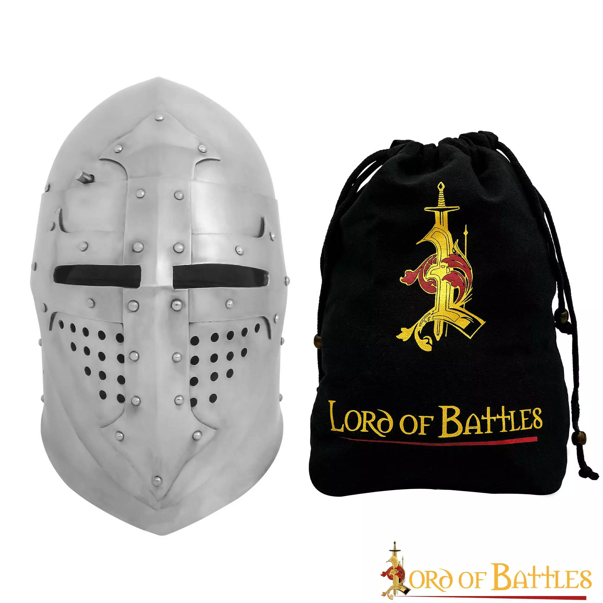 Bascinet Medieval Del Siglo XIV Con Visera De Caballero Calibre 16 4 Bascinet Medieval Del Siglo XIV Con Visera De Caballero Calibre 16 - Imagen 2