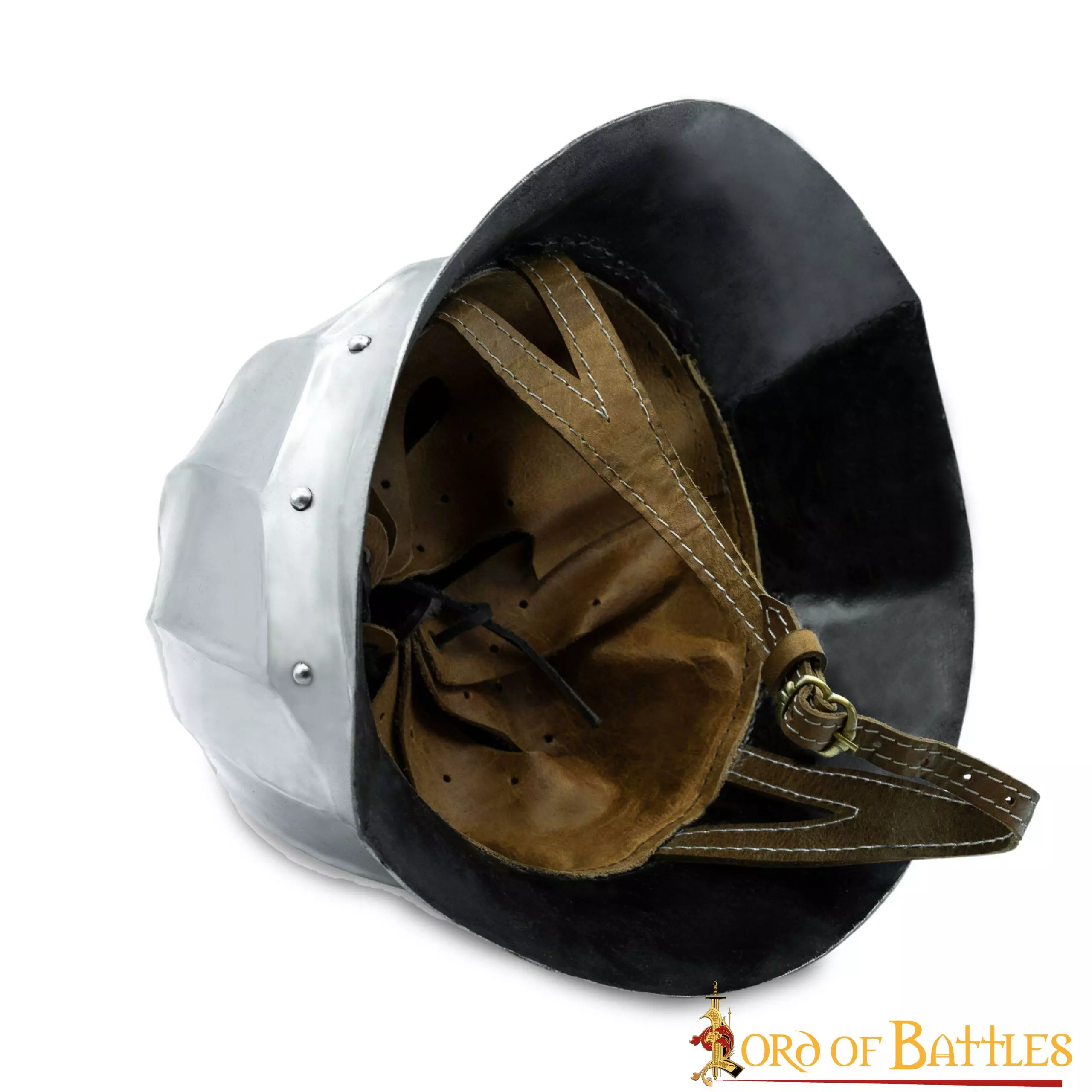 Casco Borgoñón De Caldera Casco Históricamente Exacto Del Siglo XV Calibre 16 4 Casco Borgoñón De Caldera Casco Históricamente Exacto Del Siglo XV Calibre 16 - Imagen 2