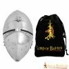 Casco Medieval Klappvisor Bascinet Con Forro Acolchado Calibre 16 1 Casco Medieval Klappvisor Bascinet Con Forro Acolchado Calibre 16 -Armadura Ventas 2249 1 1