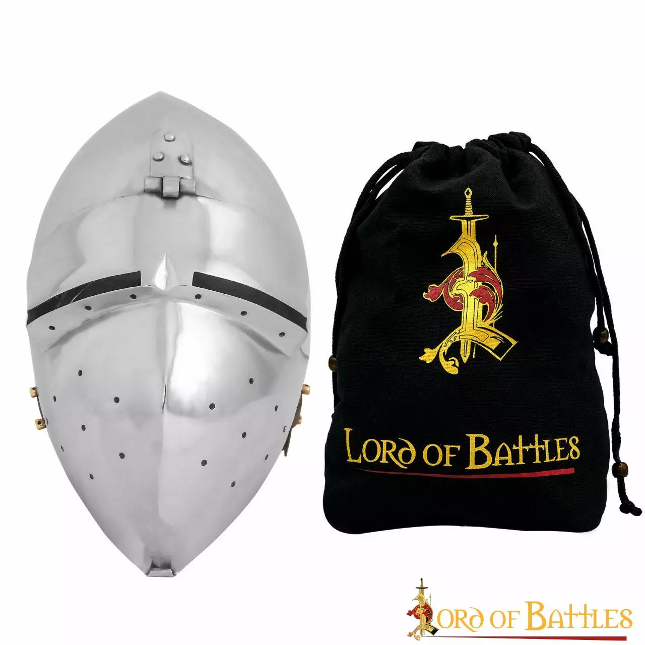 Casco Medieval Klappvisor Bascinet Con Forro Acolchado Calibre 16 3 Casco Medieval Klappvisor Bascinet Con Forro Acolchado Calibre 16
