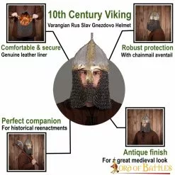Casco Gnezdovo Vikingo Varangio Rus Eslavo Del Siglo X Calibre 16 11 Casco Gnezdovo Vikingo Varangio Rus Eslavo Del Siglo X Calibre 16 -Armadura Ventas 2253 pattern1 1 1