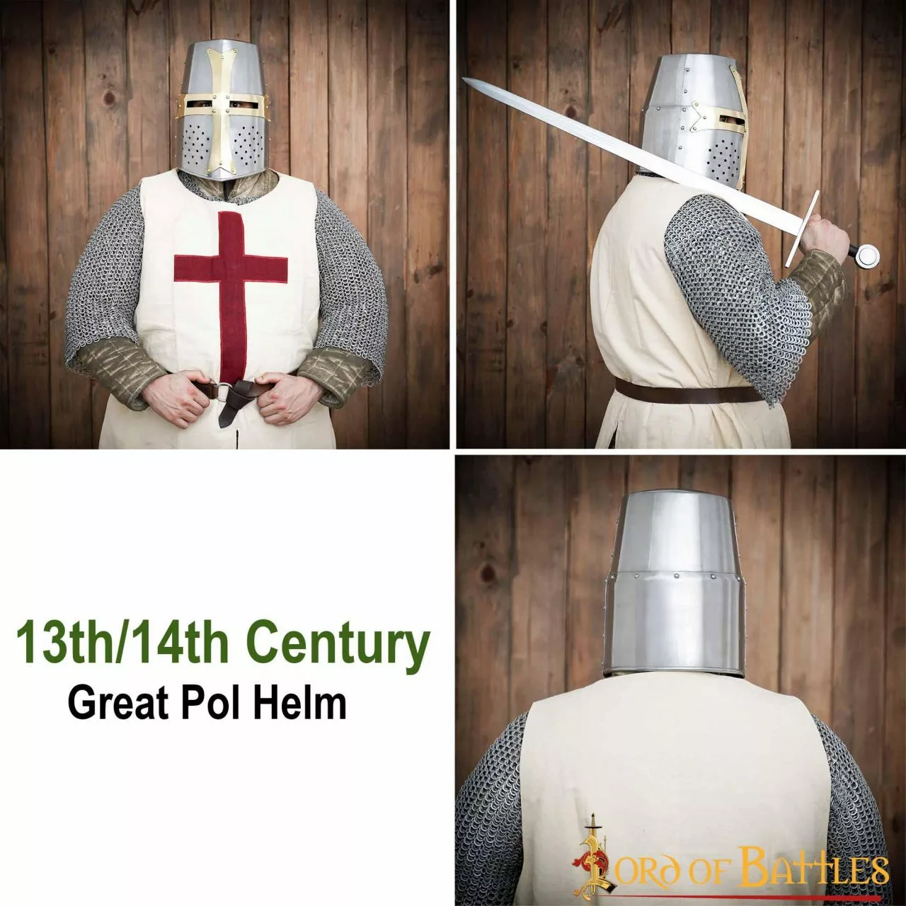 Gran Yelmo De Olla De Los Siglos XIII-XIV 7 Gran Yelmo De Olla De Los Siglos XIII-XIV - Imagen 5