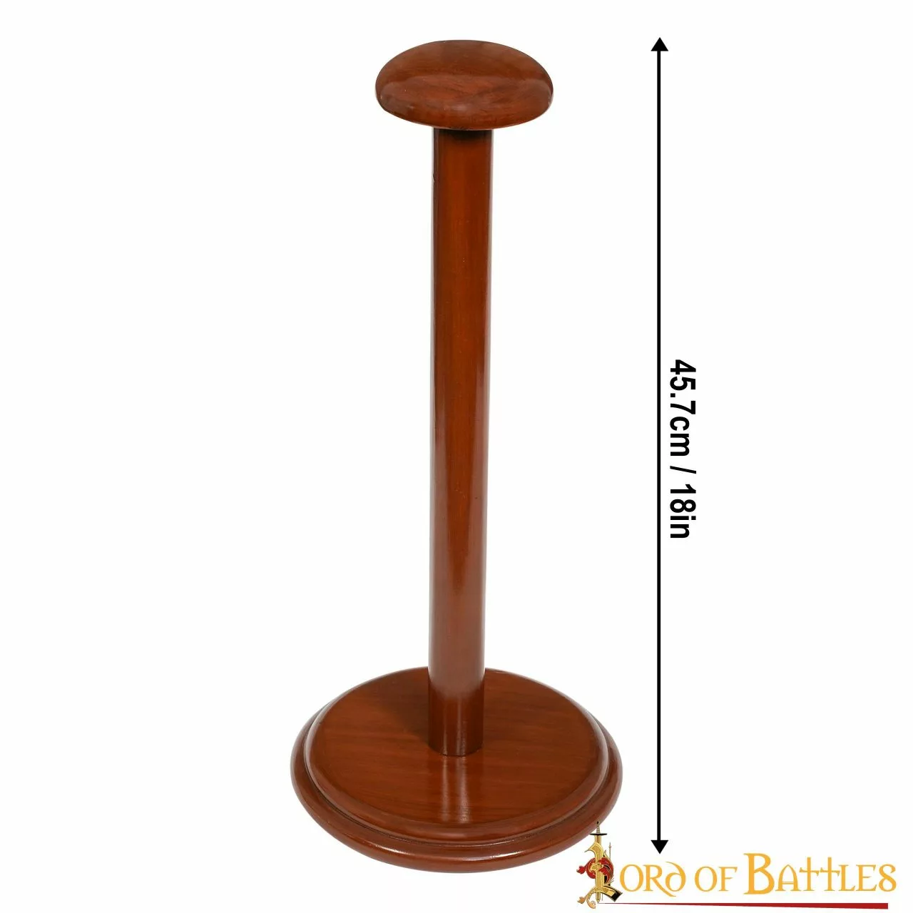 Soporte De Madera Hecho A Mano Para Cascos Con O Sin Aventail 5 Soporte De Madera Hecho A Mano Para Cascos Con O Sin Aventail - Imagen 3