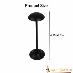 Hierro Hecho A Mano 17? Soporte De Casco Alto Para Cascos Sin Aventail 10 Hierro Hecho A Mano 17? Soporte De Casco Alto Para Cascos Sin Aventail -Armadura Ventas 2301 3