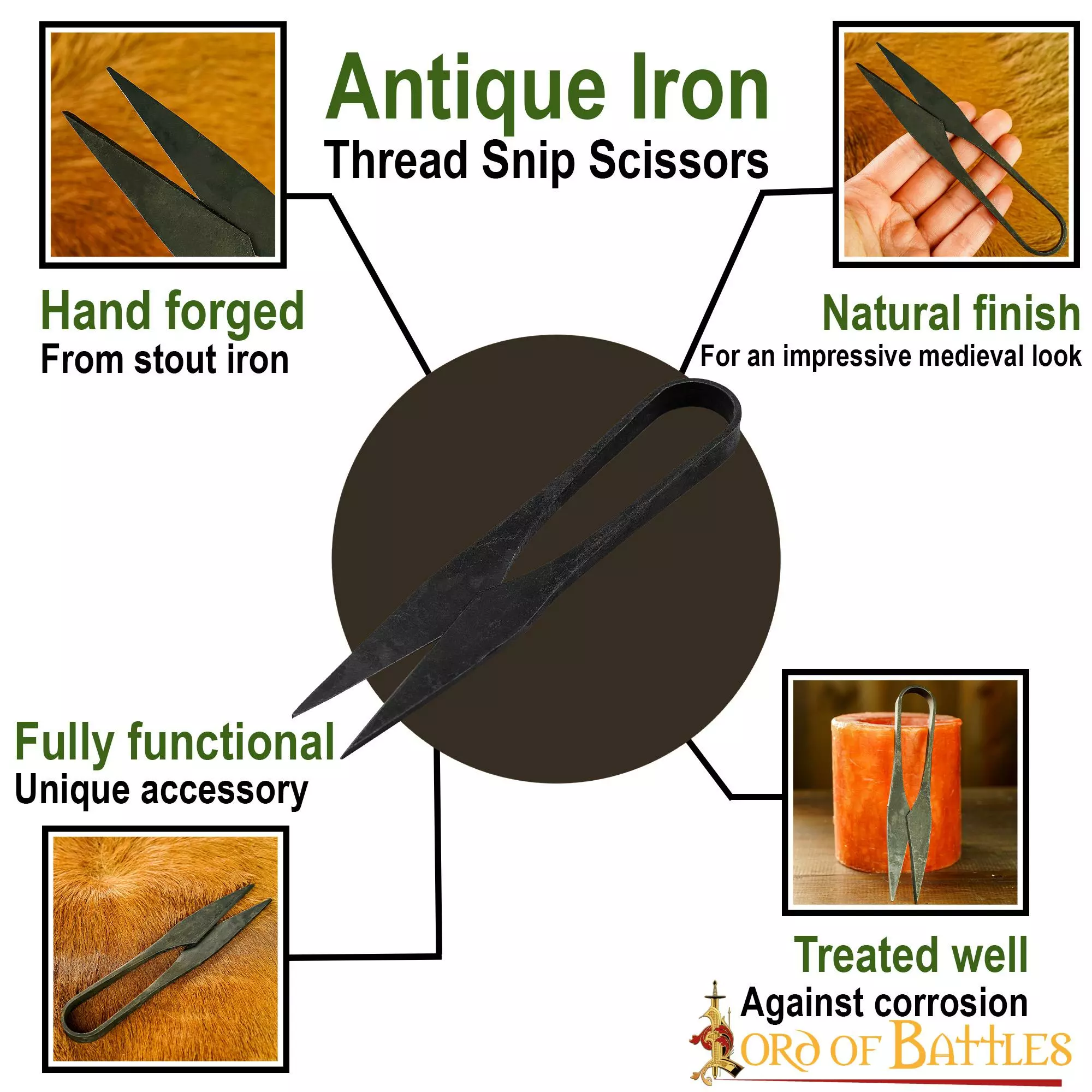 Tijeras Antiguas De Hierro Para Cortar Hilos Forjadas A Mano Accesorio Totalmente Funcional 6 Tijeras Antiguas De Hierro Para Cortar Hilos Forjadas A Mano Accesorio Totalmente Funcional - Imagen 4