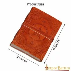 Diario Medieval Pentagrama Notas De Diario De Cuero Auténtico Hecho A Mano 10 Diario Medieval Pentagrama Notas De Diario De Cuero Auténtico Hecho A Mano -Armadura Ventas 25119 3 1 1