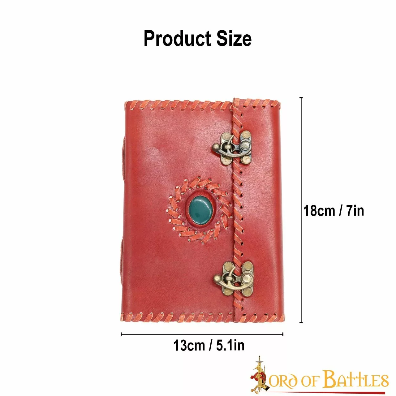 Diario Medieval Con Piedra Incrustada Hecho A Mano Diario De Notas En Piel Genuina 5 Diario Medieval Con Piedra Incrustada Hecho A Mano Diario De Notas En Piel Genuina - Imagen 3
