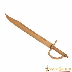 Alfanje Pirata Espada De Entrenamiento De Madera Funcional Hecha A Mano