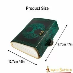 Diario Medieval Árbol De La Vida Notas De Diario De Cuero Auténtico Hecho A Mano -Armadura Ventas 25152 3