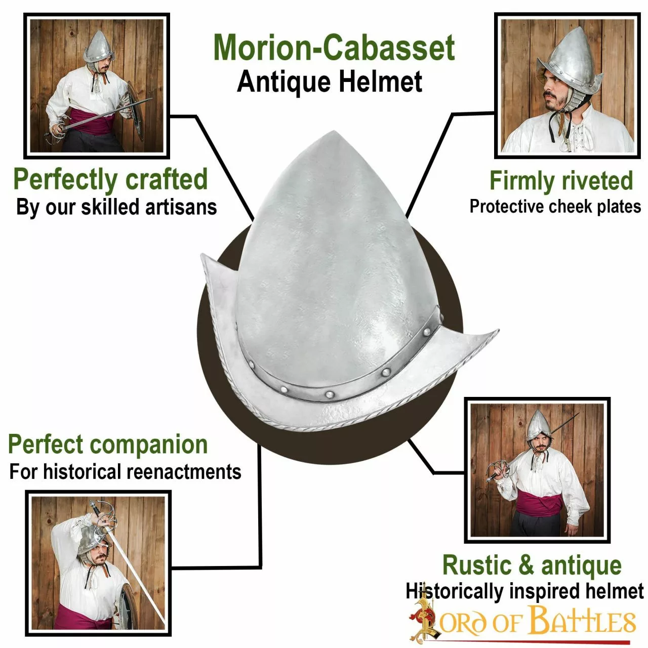 Casco De Morrión Español Del Siglo XVI De Los Tercios Calibre 16 6 Casco De Morrión Español Del Siglo XVI De Los Tercios Calibre 16 - Imagen 4