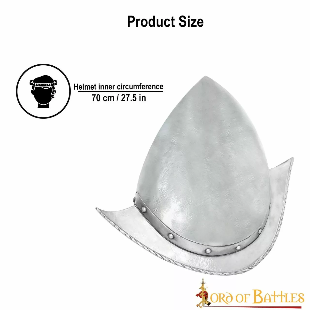 Casco De Morrión Español Del Siglo XVI De Los Tercios Calibre 16 4 Casco De Morrión Español Del Siglo XVI De Los Tercios Calibre 16 - Imagen 2