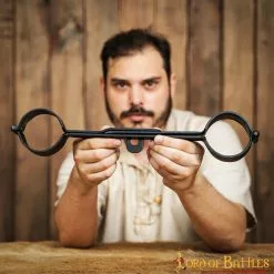 Grilletes Forjados De Prisionero De Mazmorra Medieval -Armadura Ventas 25166BK 4