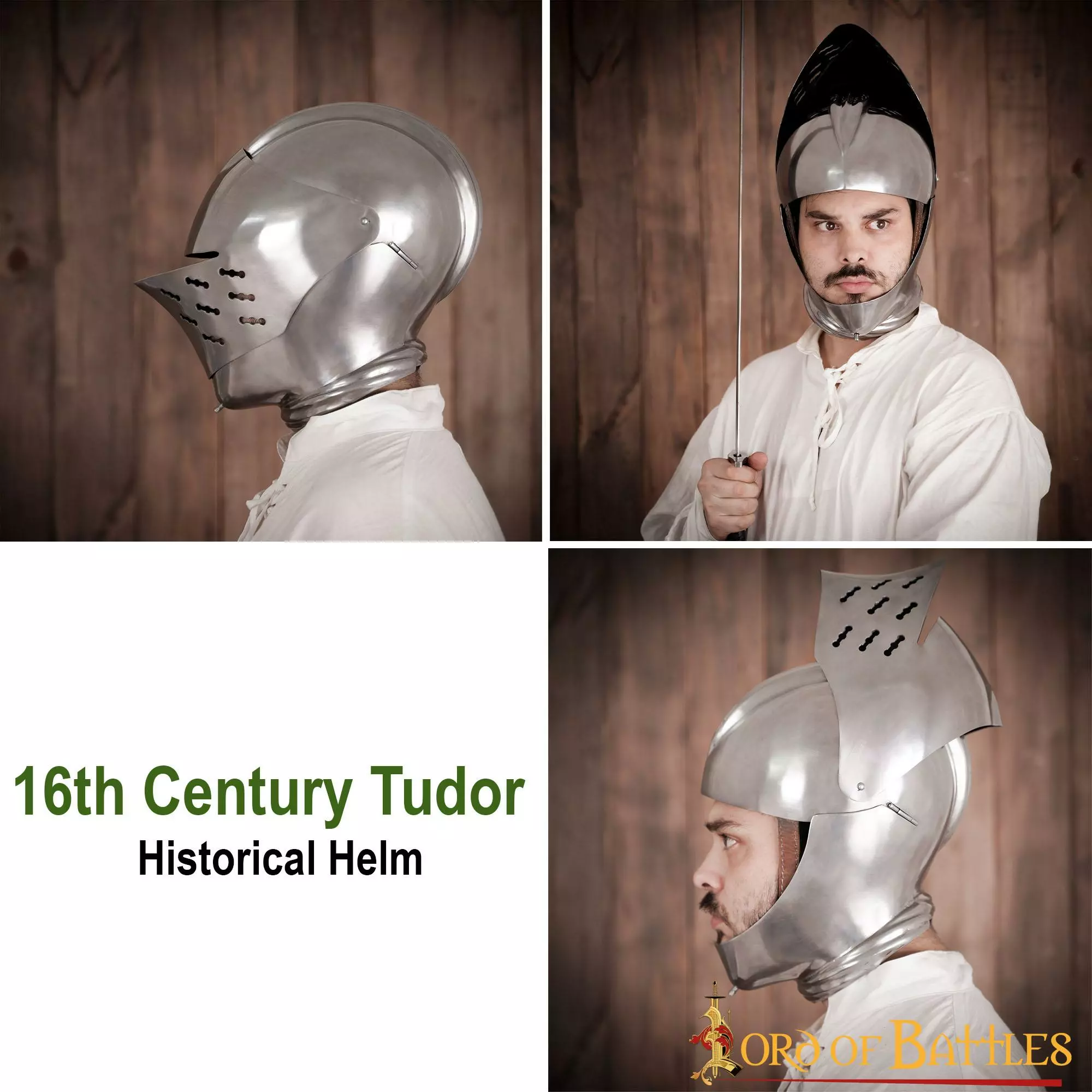Tudor Siglo XVI Casco Cerrado / Armet 7 Tudor Siglo XVI Casco Cerrado / Armet - Imagen 5