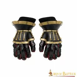 Medieval Negro Barón Del Siglo 14 Guanteletes Reloj De Arena 16 Guanteletes 9 Medieval Negro Barón Del Siglo 14 Guanteletes Reloj De Arena 16 Guanteletes -Armadura Ventas 25182 2 1
