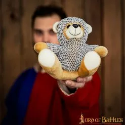 Oso De Peluche Con Camisa De Cota De Malla