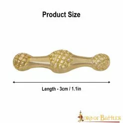 Juego De 5 Decoraciones Medievales Tardías De Latón Macizo Para Cuero -Armadura Ventas 25197 5pcs 2