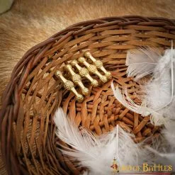 Juego De 5 Decoraciones Medievales Tardías De Latón Macizo Para Cuero -Armadura Ventas 25197 5pcs 4