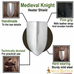 Caballero Medieval Calentador Diestro Y Escudo Personalizable -Armadura Ventas 25209 pattern1 1